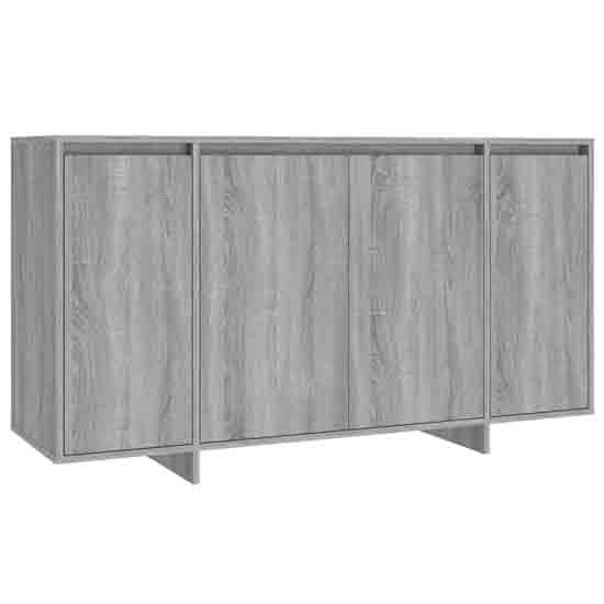 Atoka Wooden Sideboard With 4 Doors In Grey Sonoma_4