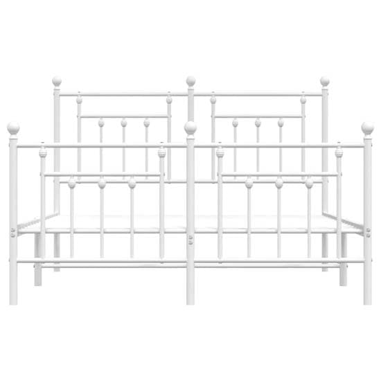 Attica Metal King Size Bed In White_5