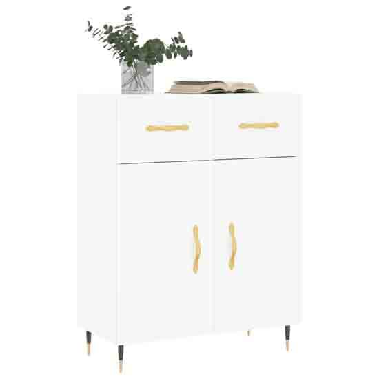 Attica Wooden Sideboard With 2 Doors In White_2