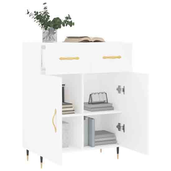 Attica Wooden Sideboard With 2 Doors In White_3