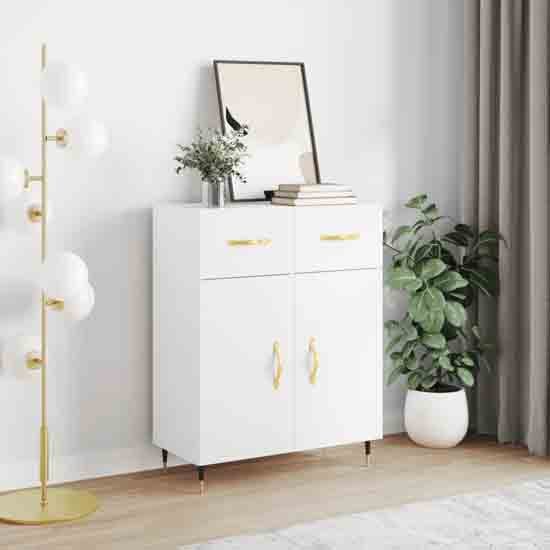 Attica Wooden Sideboard With 2 Doors In White_1