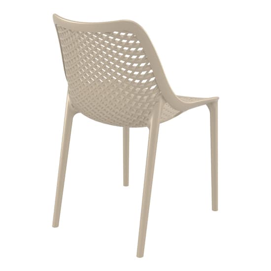 Aultas Outdoor Stacking Dining Chair In Taupe_4