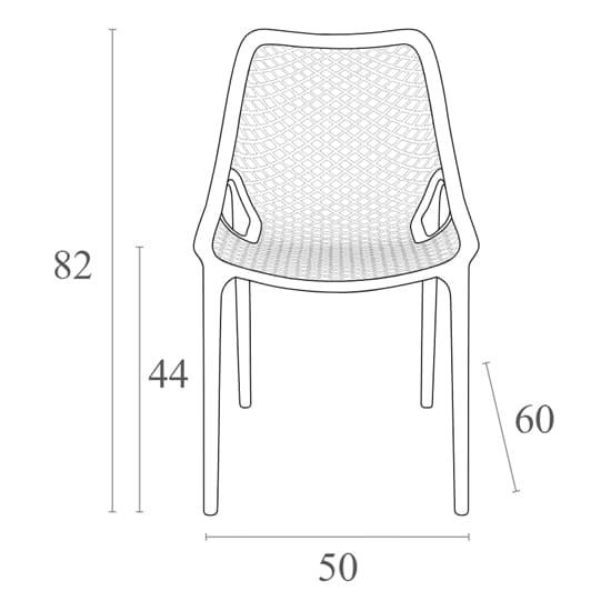 Aultas Outdoor Stacking Dining Chair In White_6