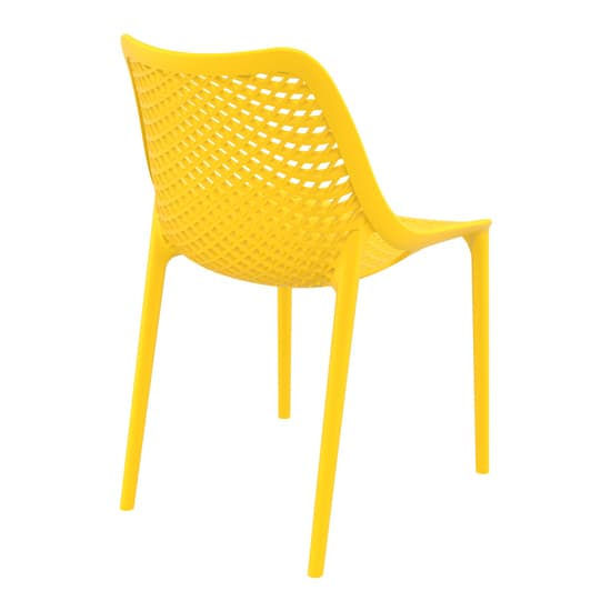 Aultas Outdoor Stacking Dining Chair In Yellow_4