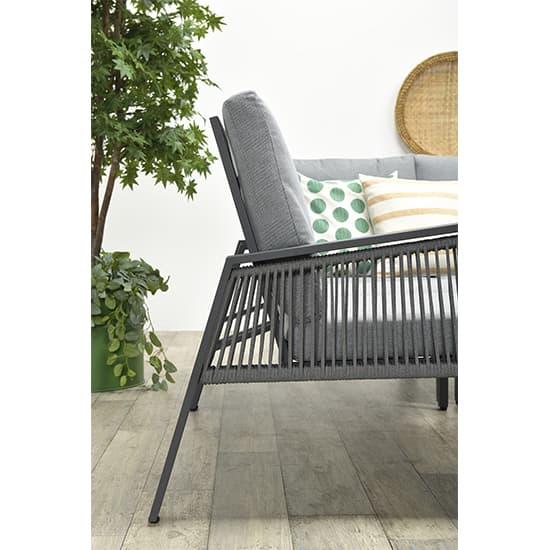 Aultbea Outdoor Fabric Lounge Dining Set In Light Grey_9