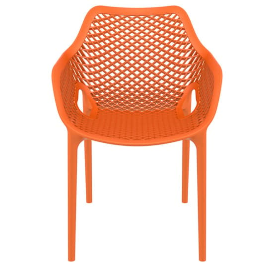 Aultos Outdoor Stacking Armchair In Orange_2