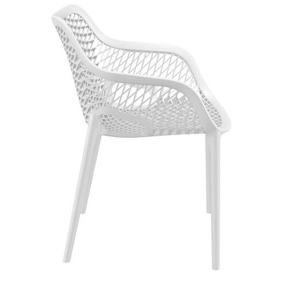 Aultos Outdoor Stacking Armchair In White_3
