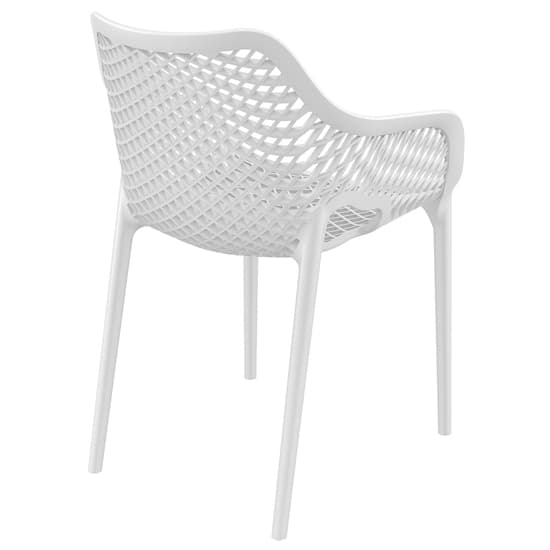 Aultos Outdoor Stacking Armchair In White_4