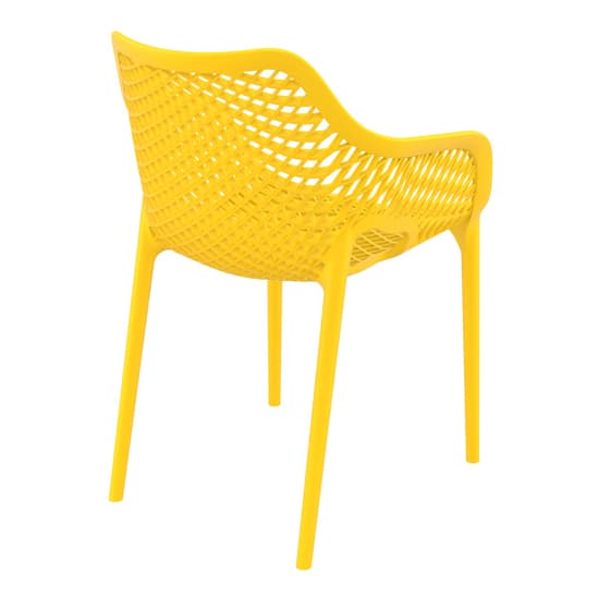 Aultos Outdoor Stacking Armchair In Yellow_4