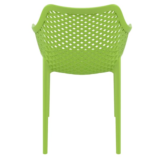 Aultos Outdoor Tropical Green Stacking Armchairs In Pair_6