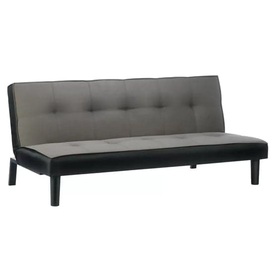 Aurorae Velvet Fabric Sofa Bed In Grey_3