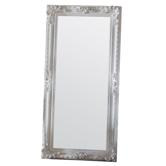 Avalon Wooden Leaner Floor Mirror In White_1