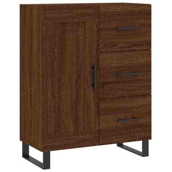Avalon Wooden Sideboard With 1 Door 3 Drawers In Brown Oak_2