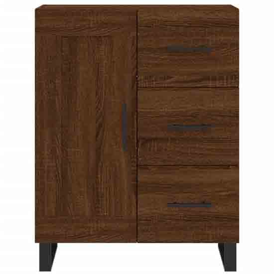 Avalon Wooden Sideboard With 1 Door 3 Drawers In Brown Oak_4