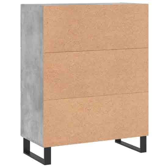 Avalon Wooden Sideboard With 1 Door 3 Drawers In Concrete Grey_6