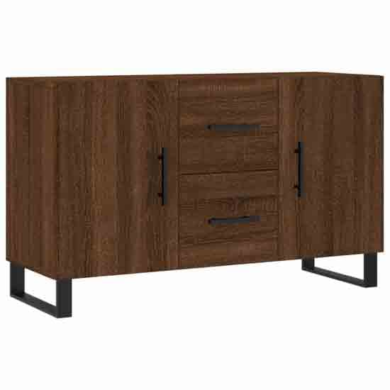 Avalon Wooden Sideboard With 2 Doors 2 Drawers In Brown Oak_2