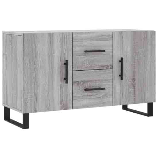 Avalon Wooden Sideboard With 2 Doors 2 Drawers In Grey Sonoma_2