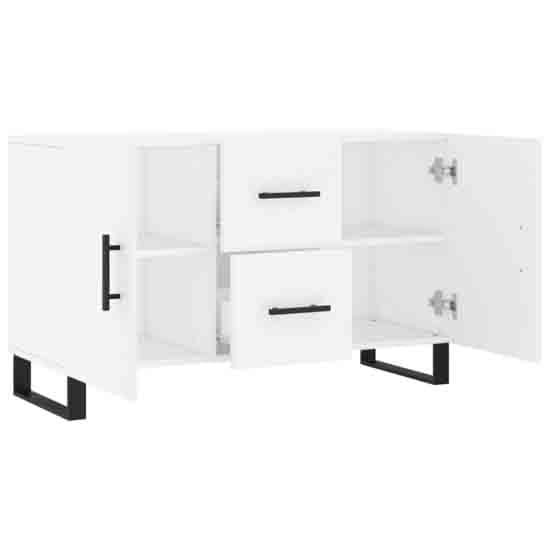 Avalon Wooden Sideboard With 2 Doors 2 Drawers In White_3
