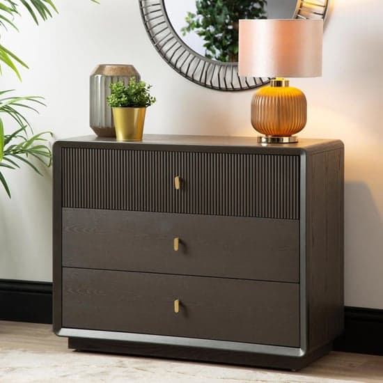 Aveiro Wooden Chest Of 3 Drawers In Smoked Grey Elm_7
