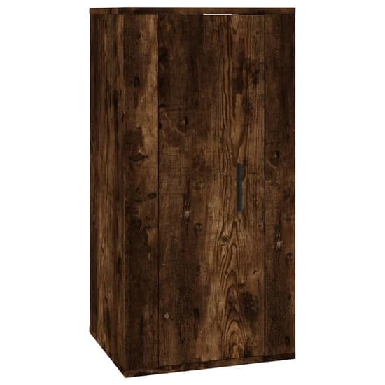 Avery Wooden Entertainment Unit Wall Hung In Smoked Oak_5