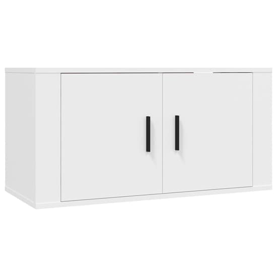 Avery Wooden Entertainment Unit Wall Hung In White_4