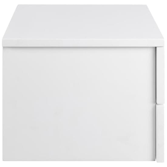 Aviana Wall Hung Wooden Bedside Cabinet With 2 Drawers In White_5