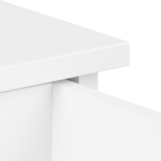Aviana Wall Hung Wooden Bedside Cabinet In White_5