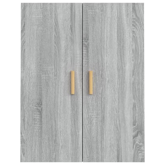Avon Wooden Wall Storage Cabinet With 2 Door In Grey Sonoma Oak_3