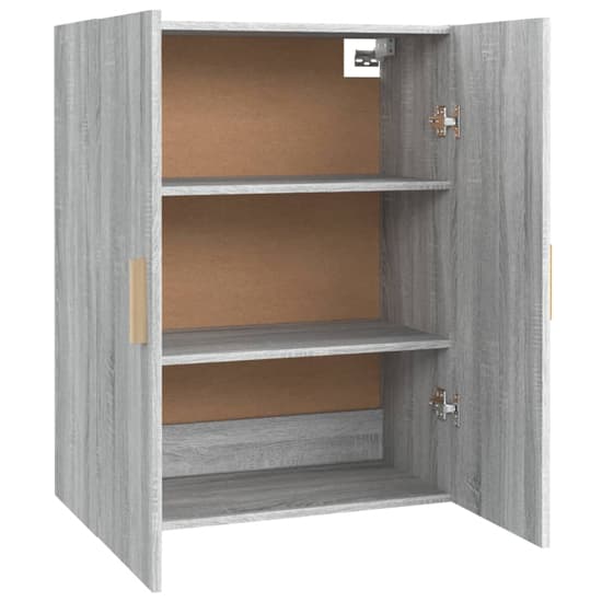 Avon Wooden Wall Storage Cabinet With 2 Door In Grey Sonoma Oak_4