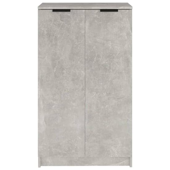 Avory Shoe Storage Cabinet With 2 Doors In Concrete Effect_4