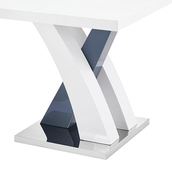 Axara High Gloss Lamp Table Square In White And Grey_7