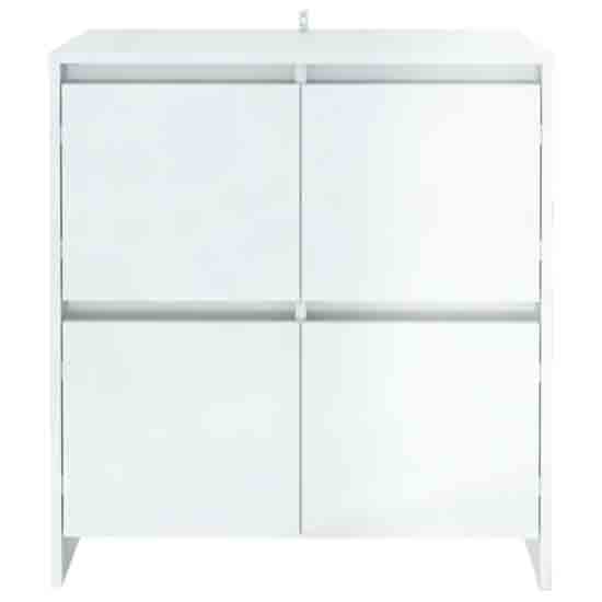 Axton High Gloss Storage Cabinet With 4 Doors In White_5