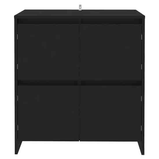 Axton Wooden Storage Cabinet With 4 Doors In Black_5