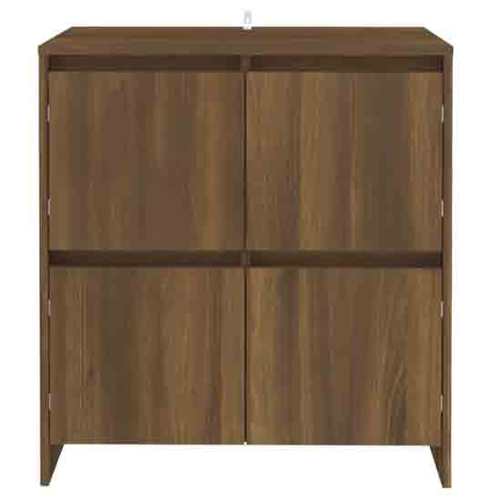Axton Wooden Storage Cabinet With 4 Doors In Brown Oak_5