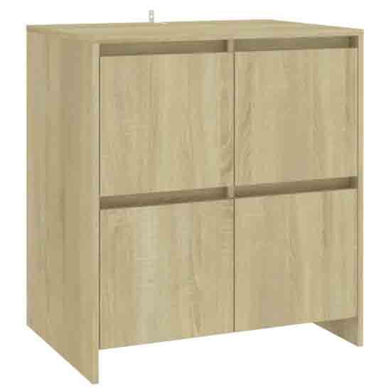 Axton Wooden Storage Cabinet With 4 Doors In Sonoma Oak_4