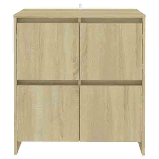 Axton Wooden Storage Cabinet With 4 Doors In Sonoma Oak_5