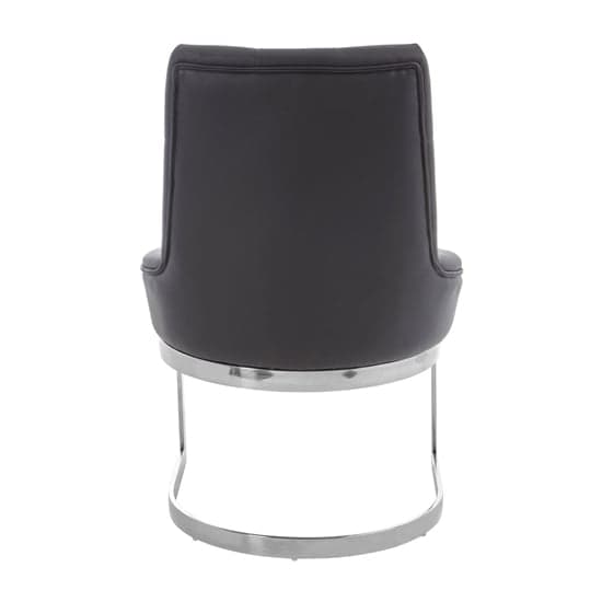 Azaltro Black Faux Leather Dining Chairs In Pair_4
