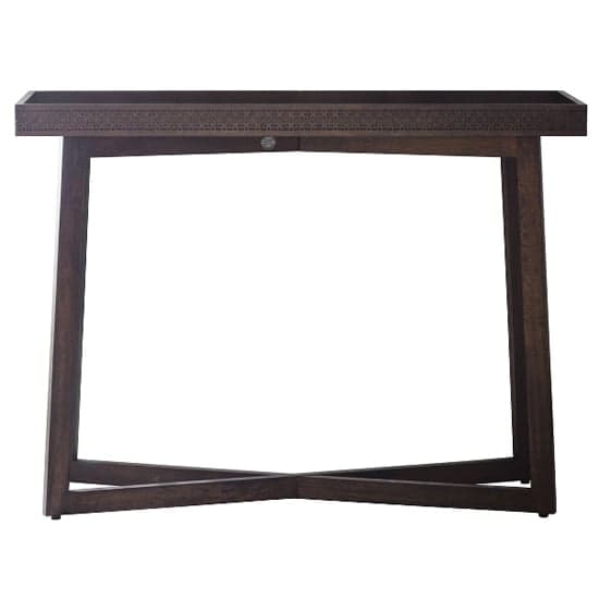 Bahia Rectangular Wooden Console Table In Brown_2
