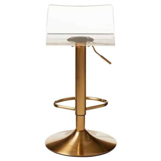 Baino Clear Acrylic Bar Chairs With Gold Base In A Pair_3