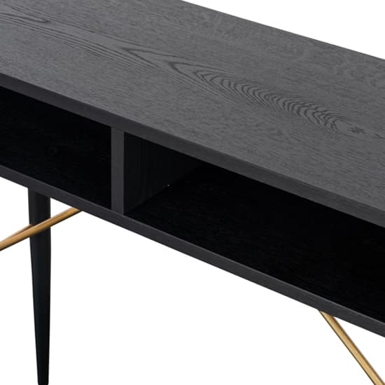 Baiona Wooden Console Table In Black Oak_5