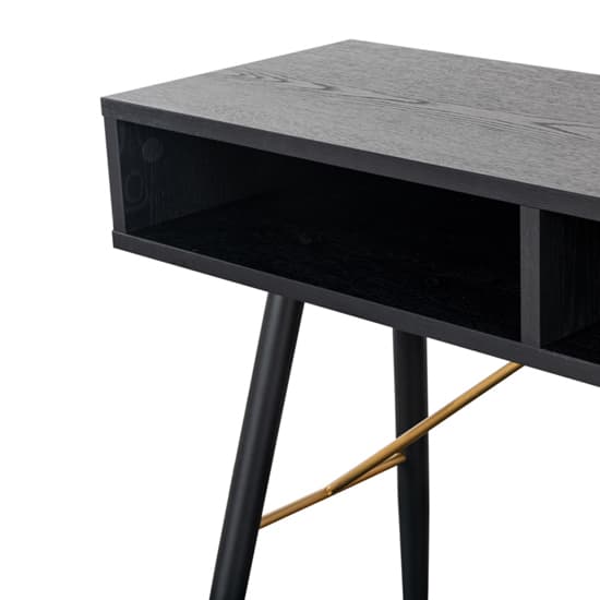 Baiona Wooden Console Table In Black Oak_7