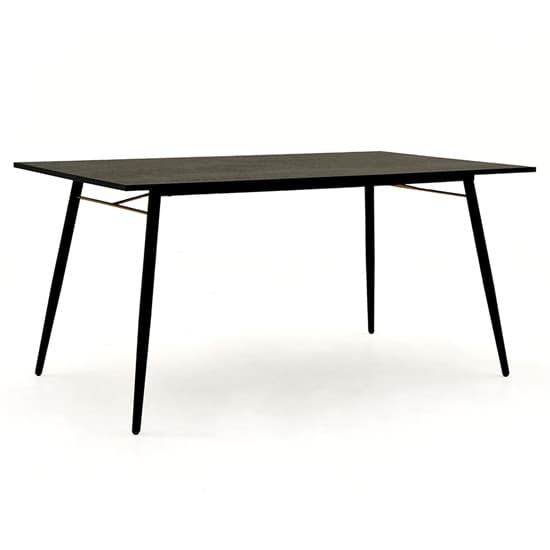 Baiona Wooden Dining Table Large In Black Oak_1
