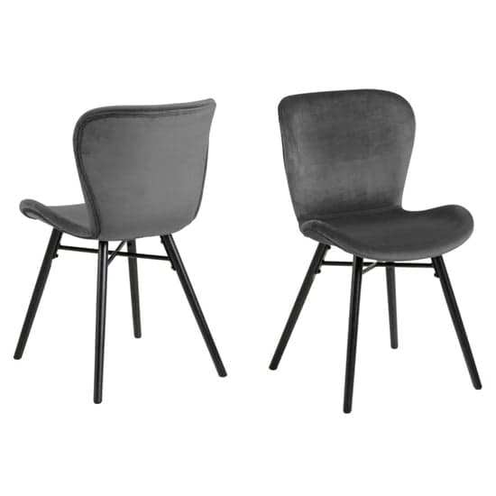 Baldwin Dark Grey Fabric Dining Chairs In Pair_1