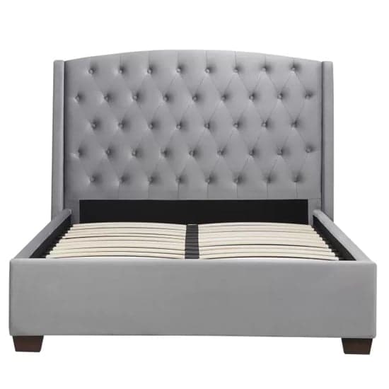 Balmorals Fabric Super King Size Bed In Grey_4