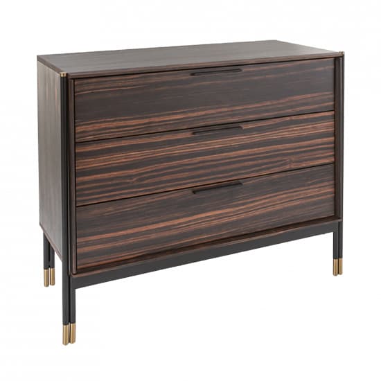 Balta Wooden Chest Of 3 Drawers In Ebony_2