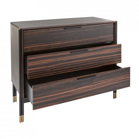 Balta Wooden Chest Of 3 Drawers In Ebony_3