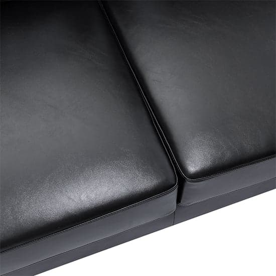 Baltic Faux Leather Corner Sofa In Black_7
