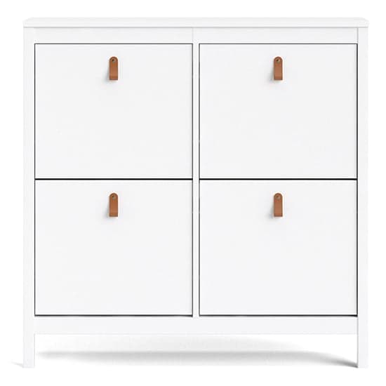 Barcila 4 Compartments Shoe Storage Cabinet In White_3