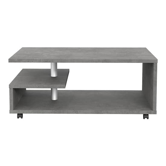 Barletta Wooden G-Shape Coffee Table In Concrete Dark Grey_3