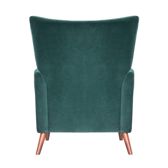 Baron Velvet Occasional Lounge Chair In Green_4